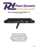 Power Dynamics PDC60 de handleiding