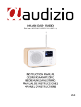 audizio Milan DAB+ Radio de handleiding