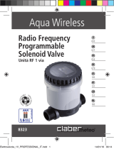 claber 1" M. RF programmable solenoid valve Handleiding