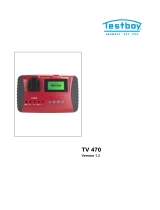 TESTBOY TV 470 Handleiding