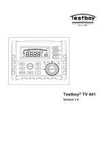 TESTBOY TV 441 Handleiding