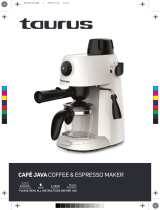 Taurus 920800 Coffee Maker Espresso Cream Handleiding
