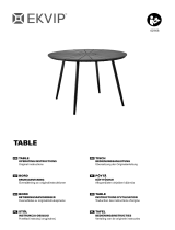 EKVIP 021168 Table Handleiding