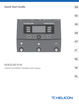 TC HELICON VOICELIVE PLAY Snelstartgids