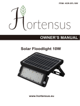 Hortensus HOR-SFL10W Solar Floodlight 10W de handleiding