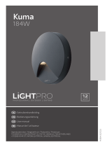 LightPro 184W Kuma LED Wall Light Fixture Handleiding