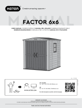 Keter Factor Shed 6x6ft Brown Handleiding