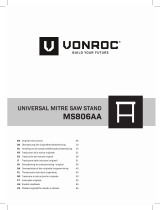 Vonroc MS806AA Universal Mitre Saw Stand Handleiding