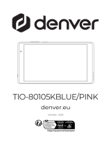 Denver TIO-80105KBLUEPINK Handleiding