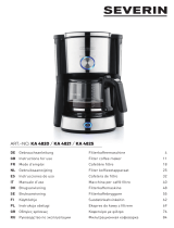 SEVERIN KA 4820, KA 4821, KA 4825 Filter Coffee Maker Handleiding