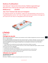 Livoo JEU002 2 In 1 Bag Toss and Tic-Tac Toe Game Handleiding
