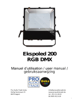Nicols EKSPOLED 200 RGB DMX Handleiding
