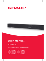 Sharp HT-SB140(MT) de handleiding