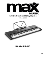 MaxMusic KB5 Electronic Keyboard de handleiding