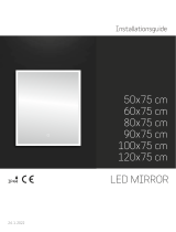 Bauhaus 50×75 cm LED MIRROR Installatie gids