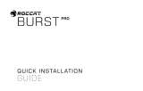 ROCCAT Burst Pro Installatie gids