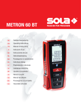 Sola Laser Distance Meter Metron 60 BT Handleiding