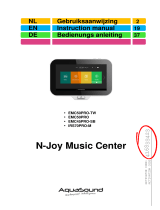 AquaSound EMC50PRO-TW N-Joy Music Center Handleiding