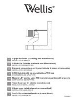 Wellis Plastic Flexible Drain S Pipe for Toilet Handleiding