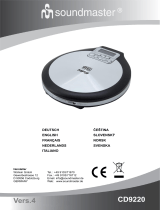 Soundmaster CD9220 Handleiding