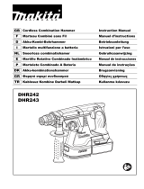 Makita DHR242 Cordless Combination Hammer Handleiding