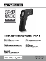 Parkside PTIA 1 Digital Laser Infrared Thermometer Handleiding