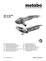 Metabo PE 15-25, PE 15-20 RT Angle Polisher Handleiding