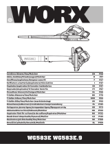Worx WG583E, WG583E.9 Cordless Blower, Vacuum, Mulcher Handleiding