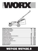 Worx WG743E Cordless Lawn Mower Handleiding