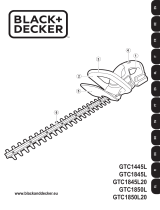 BLACK PLUS DECKER GTC1850L20 18V Li-Ion 45cm Cordless Hedge Trimmer Handleiding
