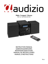 audizio Metz Compact HiFi Stereo System Handleiding