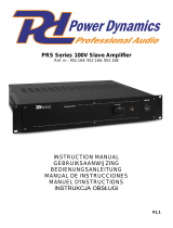 Power DynamicsPRS Series 100V Slave Amplifier