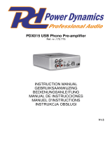 Power Dynamics PDX015 Handleiding