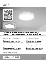 LIVARNO LED Wall and Ceiling Lamp Handleiding