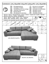 NOVA MAZUR DESIGN BK-MaxiRC Via Corner Sofa Handleiding