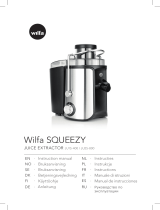 Wilfa JU1S-400, JU2S-800 SQUEEZY Juice Extractor Handleiding