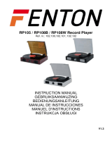 Fenton RP105 Handleiding