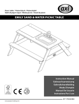 AXI Emily Sand & Water Picnic Table Handleiding