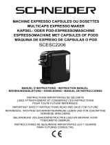 Schneider SCESC2206 Multicaps Espresso Maker Handleiding