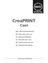 MERZ DENTAL CreaPRINT Cast Handleiding