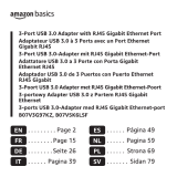 Amazon Basics B07V3G97KZ Handleiding