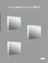 EMCO ure 2 Surface Mounted Illuminated Mirror Cabinet Handleiding