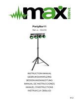 Max PartyBar 153.010 LED Set Effect Handleiding