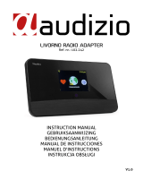 audizio LIVORNO Internet Radio DAB+ and WiFi Adapter de handleiding