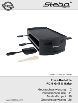 Steba Pizza Raclette RC 6 Bake and Grill Handleiding