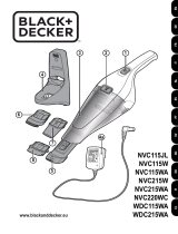 BLACK DECKER C115WA Handheld Vacuum Cleaner Handleiding