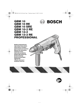 Bosch gbm 10 Handleiding