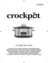 CrockPot CSC063X Handleiding