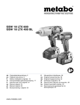 Metabo SSW 18 LTX 600 Handleiding