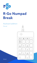 R-Go RGOCONMWDBL Numpad Break Gebruikershandleiding